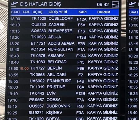 istanbul havalimani nda ucus bilgi ekranlari arizalandi