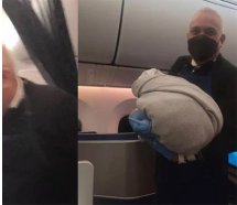 Hamile yolcu bebeğini uçakta dünyaya getirdi