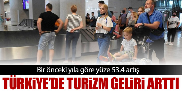 Türkiye'de turizm geliri arttı