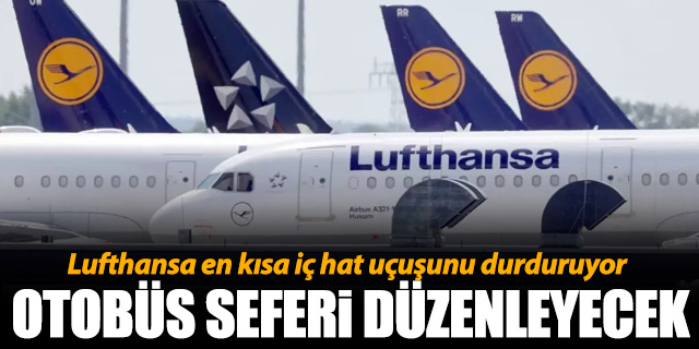 Lufthansa en kısa iç hat uçuşunu durduruyor