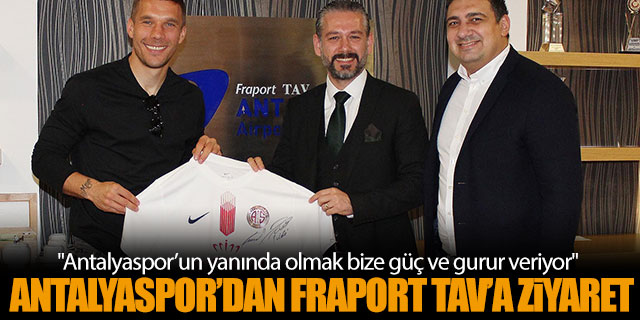 Antalyaspor'dan Fraport TAV'a ziyaret