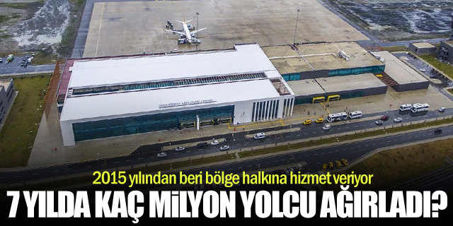 Ordu-Giresun Havalimanı 7 yılda kaç milyon yolcu ağırladı?