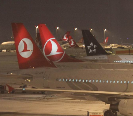 Atatürk Havalimanı'nda da uçuşlar durduruldu