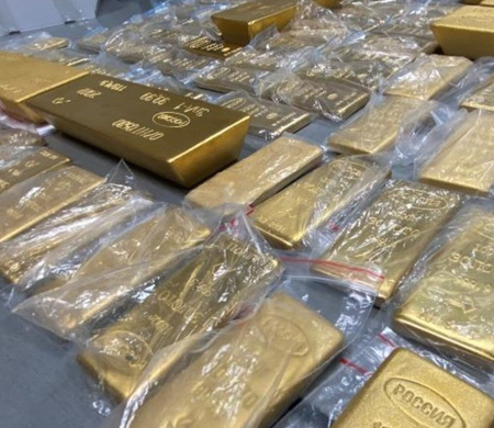 Havalimanında 225 kilo kaçak altın ele geçirildi!