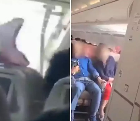 Uçağın kapısını açan yolcunun ifadesi ortaya çıktı