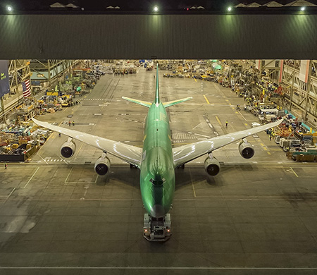 Son Boeing 747 üretim tesisinden ayrıldı