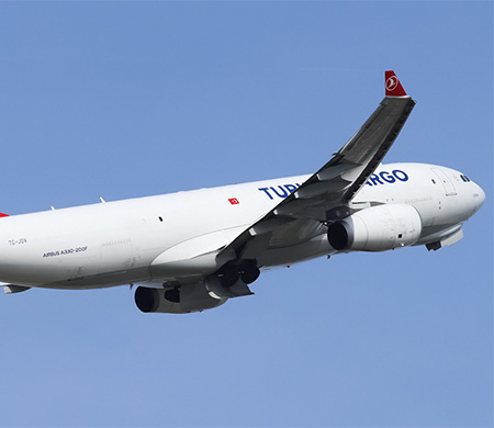 Turkish Cargo uçağı zorunlu iniş yapıyor