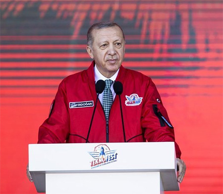 Cumhurbaşkanı Erdoğan Teknofest Azerbaycan'da...
