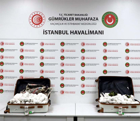 İstanbul Havalimanı'nda operasyon; Kilolarca uyuşturucu ele geçirildi