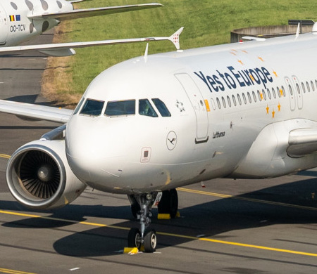 Lufthansa, Avrupa Seçimlerine Özel Dört Airbus A320'yi Tanıttı