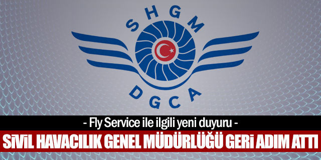 Mahkeme kararı sonrası SHGM'den Fly Service açıklaması