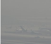 Sabiha Gökçen Havalimanı sis altında