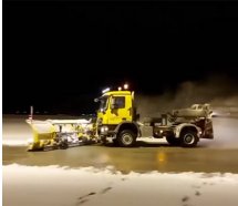 Kastamonu Havalimanı'nda karla mücadele son sürat