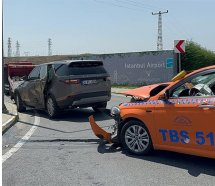 İstanbul Havalimanı'nda trafik kazası: 3 yaralı
