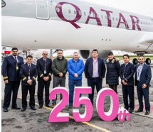 Katar Havayolları 250'nci uçağı teslim aldı
