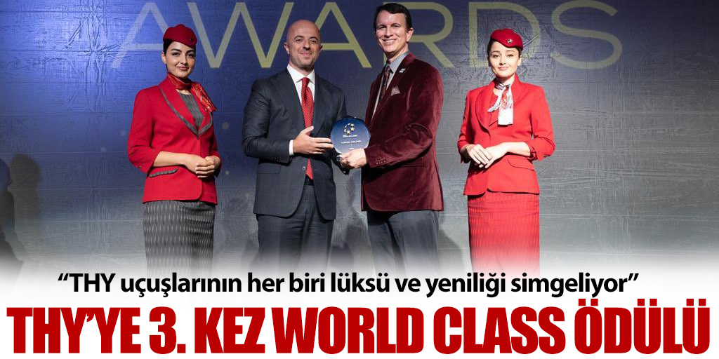 THY'ye 3. kez 'World Class' ödülü