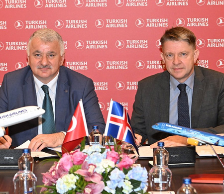 THY ile Icelandair'den ortak uçuş anlaşması