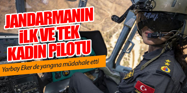 Jandarmanın ilk ve tek kadın pilotu: Yarbay Hülya Eker