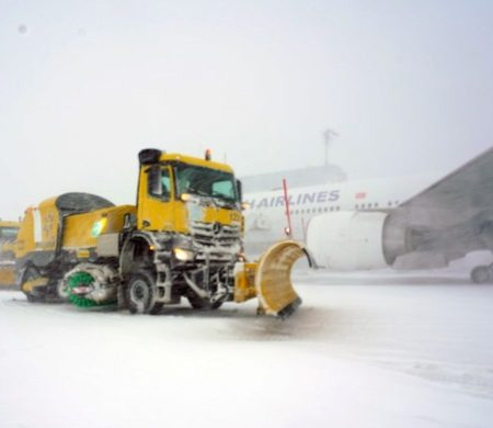 İstanbul Havalimanı karla mücadeleye hazır