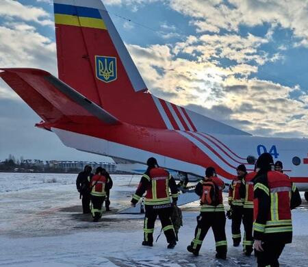 Ukrayna'dan da yardım uçağı geliyor